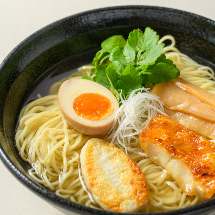 地雷也監修　三陸吉次だしの塩ラーメン 2食入り　1箱から（8箱以上送料無料）